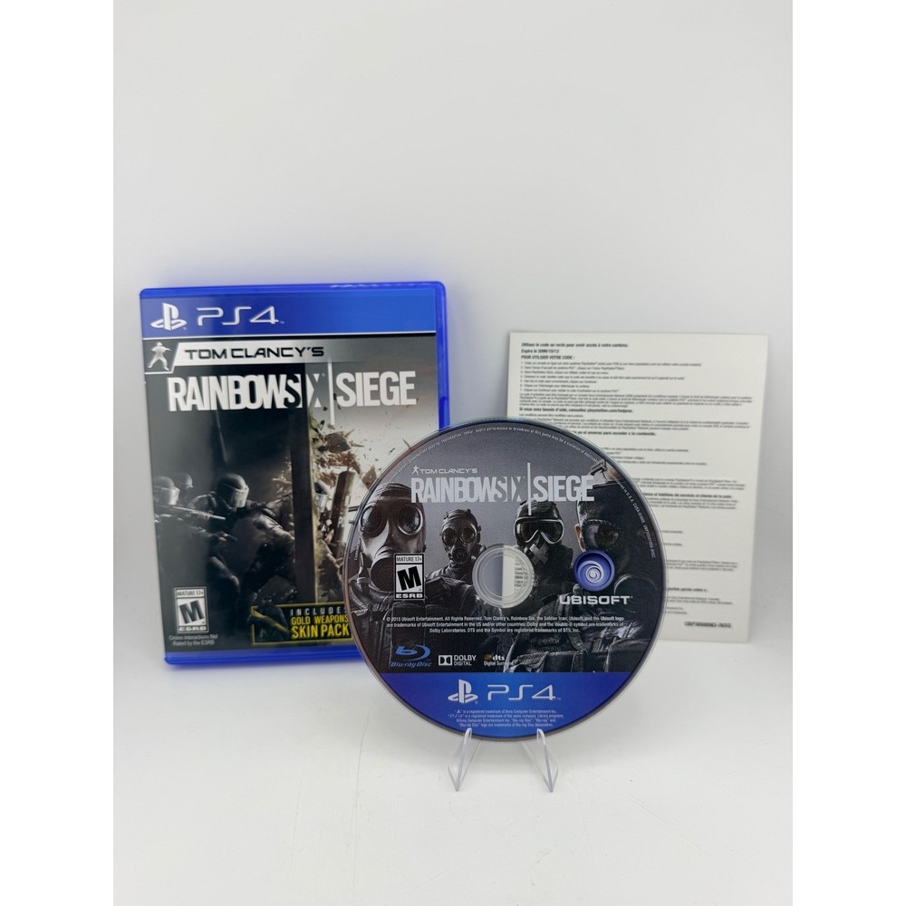 Tom Clancy's Rainbow Six Siege Sony PlayStation 4 PS4 2015 Ubisoft Tactical FPS